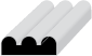8611 Fluted Screen Mould
